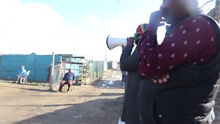 South Africa - Cape Town - Polile Toilet Protest (videos) (Ary)