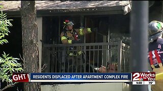 Residents displaced after apartment complex fire