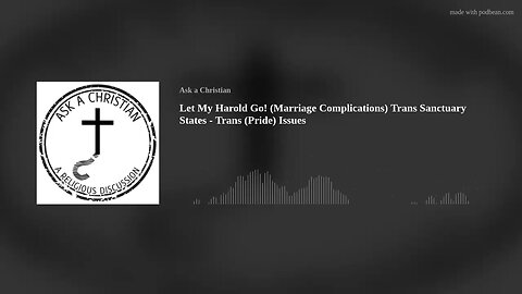 Let My Harold Go! (Marriage Complications) Trans Sanctuary States - Trans (Pride) Issues