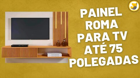 Painel Roma para TV até 75 Polegadas 1 Porta Mavaular
