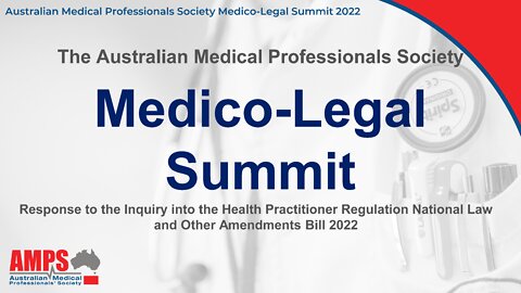 Welcome - AMPS Medico Legal Summit 2022