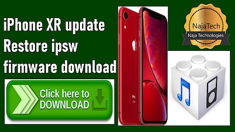 iOS 13.3.1 for iPhone XR Restore. ipsw firmware download