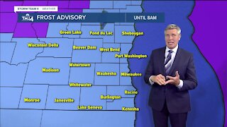 Frost Advisory in effect for SE Wisconsin Monday night