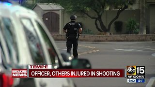 Investigation underway after two officers shot in Tempe