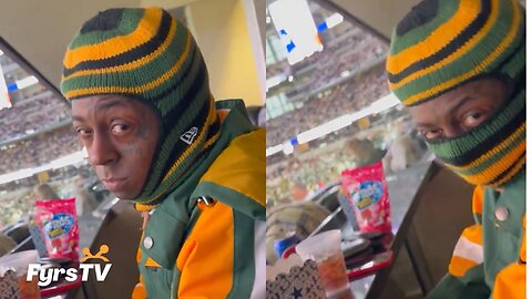 Lil Wayne At The Packers Cowboys Game 🔥