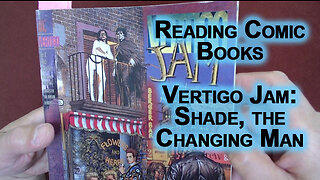 Reading Comic Books: Shade the Changing Man, Vertigo Jam, Milligan & Allred, DC Comics, 1993 [ASMR]