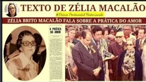 13. ZÉLIA MACALÃO FALA SOBRE A PRÁTICA DO AMOR EM 1979 | JORNAL MENSAGEIRO DA PAZ | AD MADUREIRA, SP