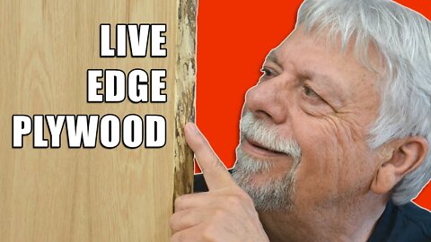 Making Live Edge Plywood / Fake Live Edge Slab