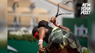 Coco Gauff has racket-smashing outburst in French Open heartbreak