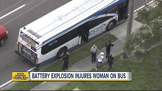 Explosion on Pinellas County bus injures passenger, police say