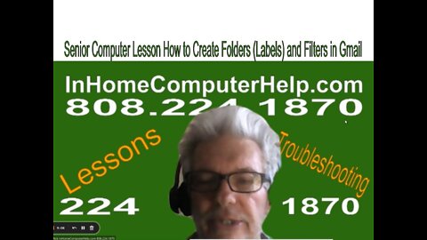 Senior Computer Lesson How to Create Folders (Labels) and Filters in Gmail