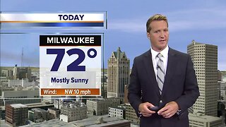 Mostly sunny and comfortable Friday