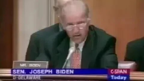 1999: then-Senator Biden said Taiwan's security depended on it's Democracy, not military equipment