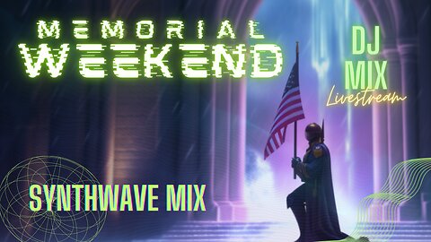 (Guest DJ Set on Vector117 Channel) Memorial Weekend Synthwave DJ Mix Livestream with Visuals - LINK IN DESCRIPTION