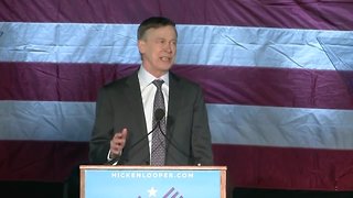 Former Colorado Gov. John Hickenlooper kicks off presidential campaign at Civic Center Park