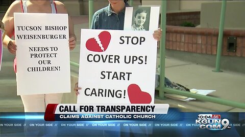 Protesters call for deeper look into Arizona's Catholic church