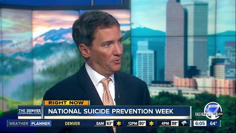 Mental health colorado talks about suicide prevention week