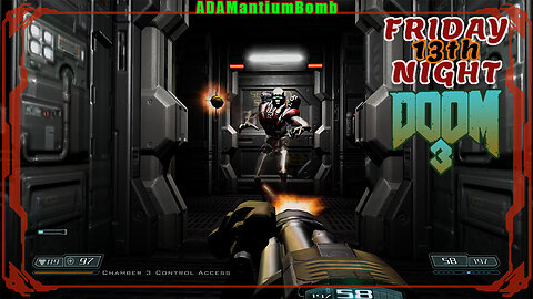 Doom 3 - Friday Night DOOM #000 017 | Veteran Mode (Doom 3) Delta Labs Sector 2b #doom #spacemarine
