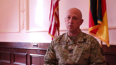Interview for Colonel James McCandless, commander of the 174th Air Defense Artillery Brigade