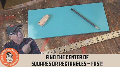 Find the Center of Squares or Rectangles - FAST!