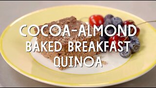 Cocoa Almond Baked Breakfast Quinoa Recipe