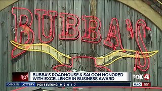 Bubba's Roadhouse and Saloon honored with award