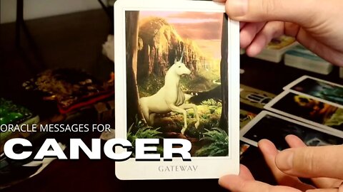 Oracle Messages For Cancer | GATEWAYS | Past Present Future | Common Thread | Actions To Take... 🌊