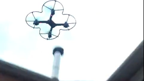 Dude tries to fly drone, completely loses control of it