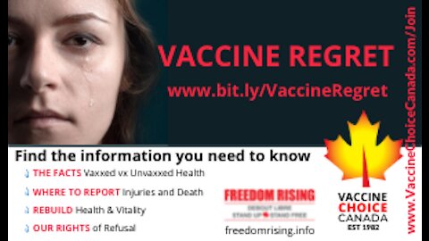 VACCINE REGRET - Excellent NEW Resource