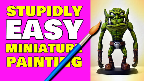 stupidly EASY miniature painting technique using the Slapchop method