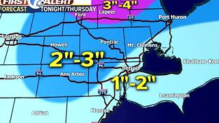 More snow Thursday