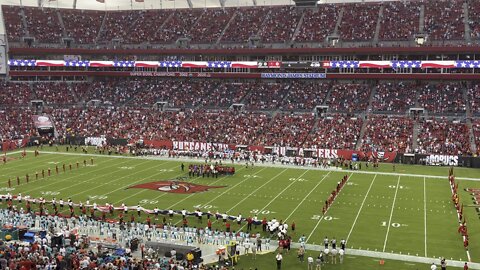 National Anthem NFL Preseason Game Between Miami And Tampa Bay 4K