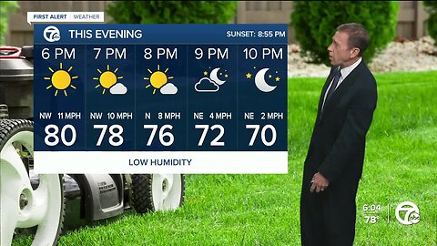 Detroit weather: Drier and cooler Sunday