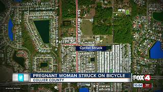 Pregnant Woman Struck on Bicycle
