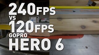 GoPro Hero 6 240fps vs 120fps Split Screen Comparison