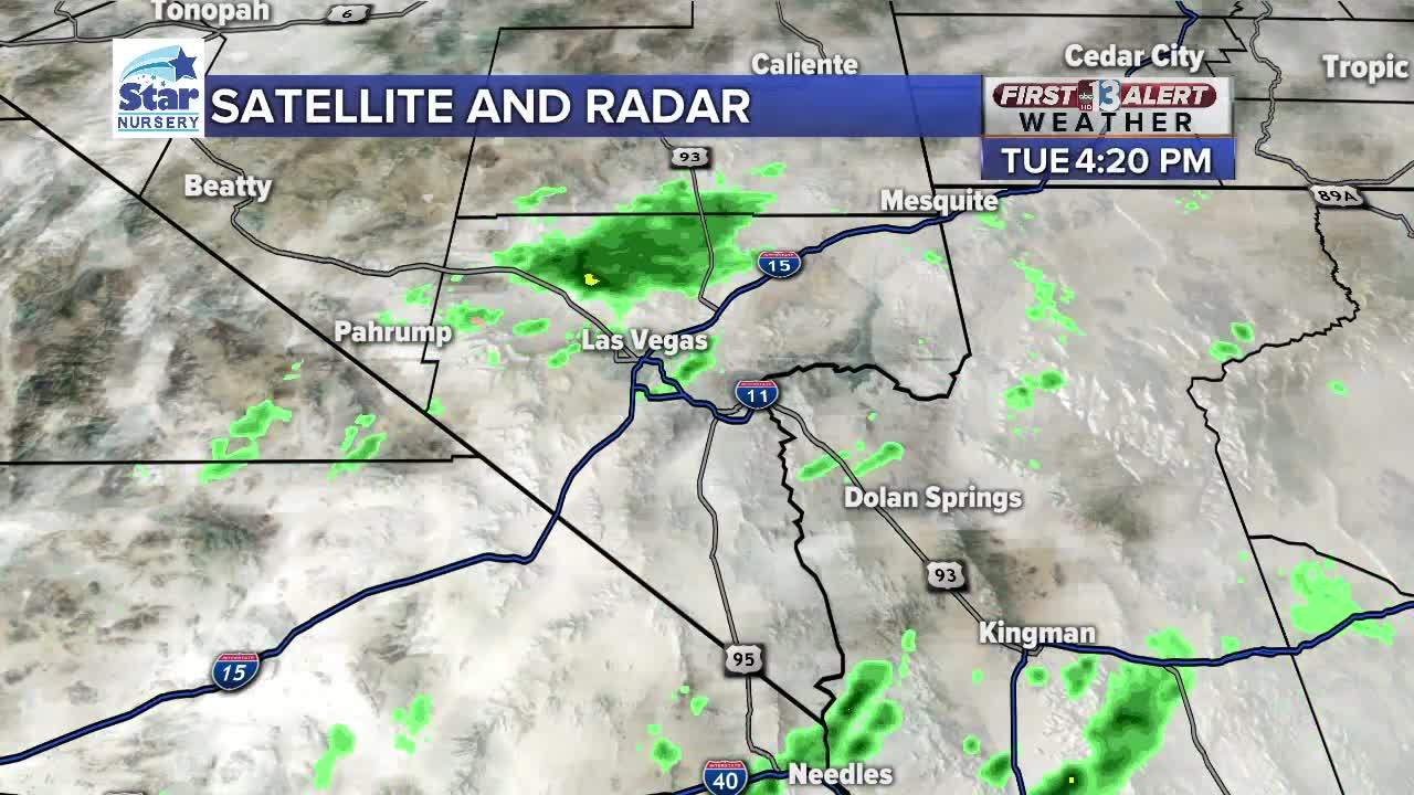 ACTION DAY: Vegas valley rainfall overnight