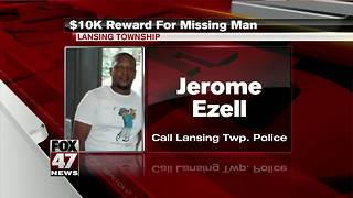 $10,000 reward for missing Lansing man