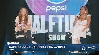 Celebrities hit the red carpet for Super Bowl Music Fest