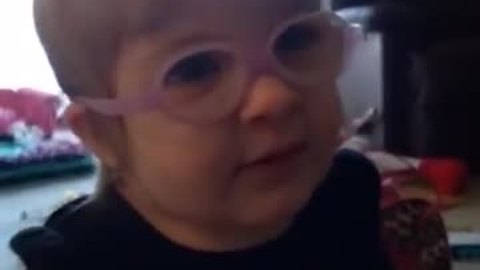 Toddler Has The Cutest Reaction When She Sees Parents For The First Time With Glasses