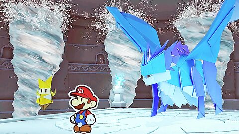 Paper Mario The Origami King #18: Vellumental da Água - Chefão - Boss Battle