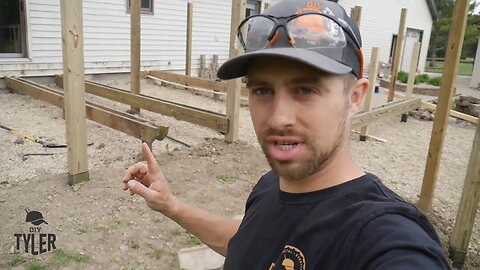 How to Build a Deck! Demo, Posts, Beams, Underlayment and Rim Joist Install. Deck Part 1