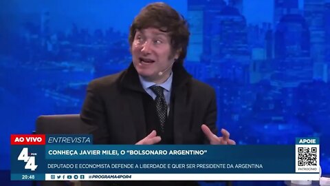 Entrevista com Javier Milei, o Bolsonaro argentino