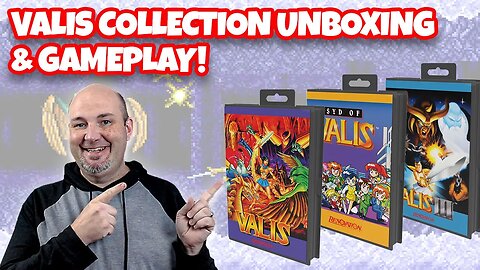 Let's Unbox & Play the Valis Collection On Genesis From Retro-bit!