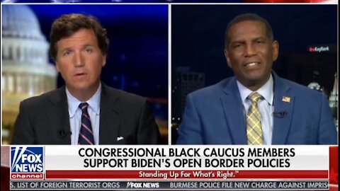 Tucker Carlson and Congressman Burgess Owens