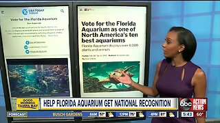 Vote for the Florida Aquarium as one of North America's ten best aquariums