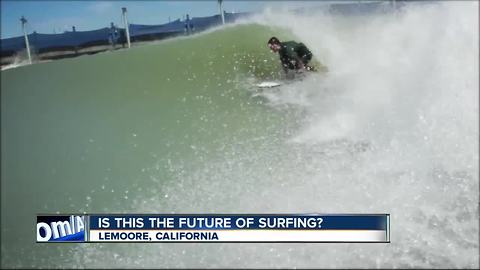 Professional Surfer Kelly Slater creates the perfect wave machine
