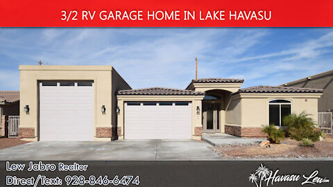 💥Just Listed RV Garage Home in Lake Havasu City💥