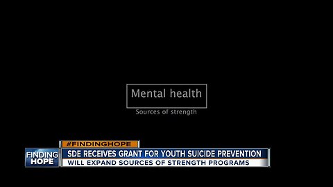 SDE receives grant for youth suicide prevention