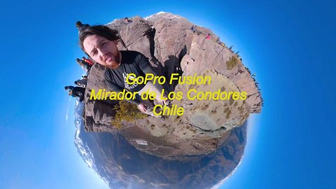 Gopro Fusion Mirador de los Condores, Chile