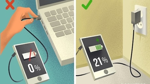 Top15 not to do with your cellphone battery